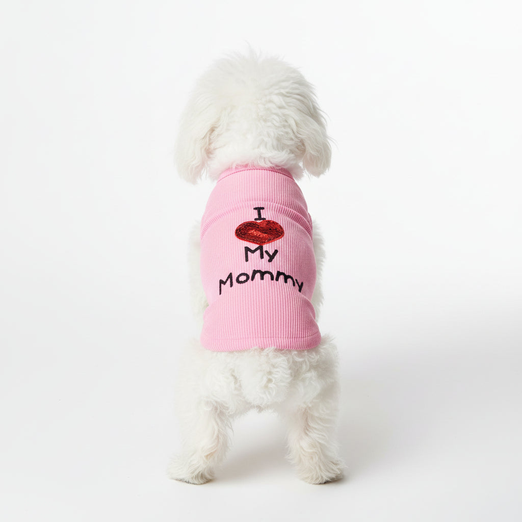 rio’s i love mom vest dog clothing