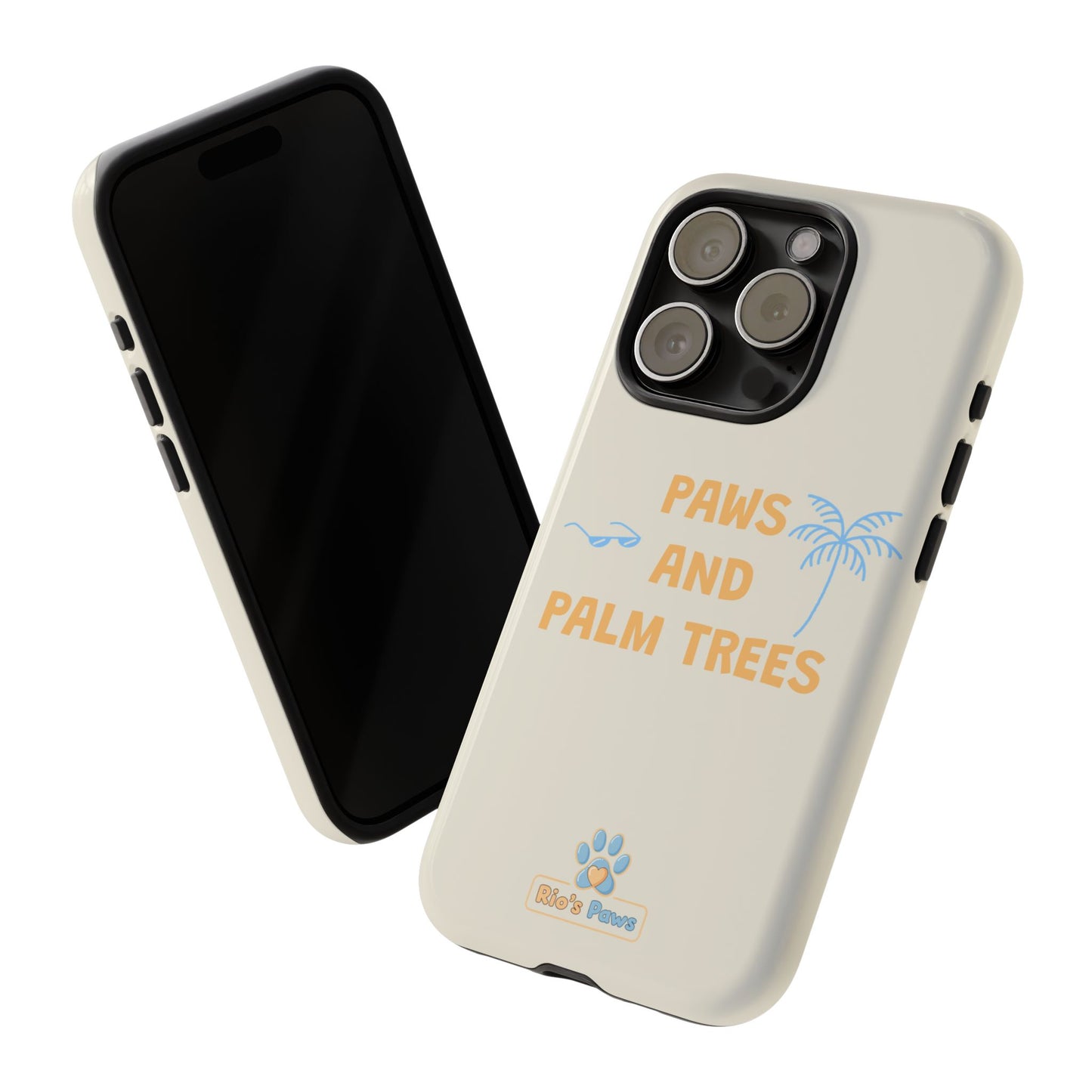 My human's Paws and Palm Trees Phone Case