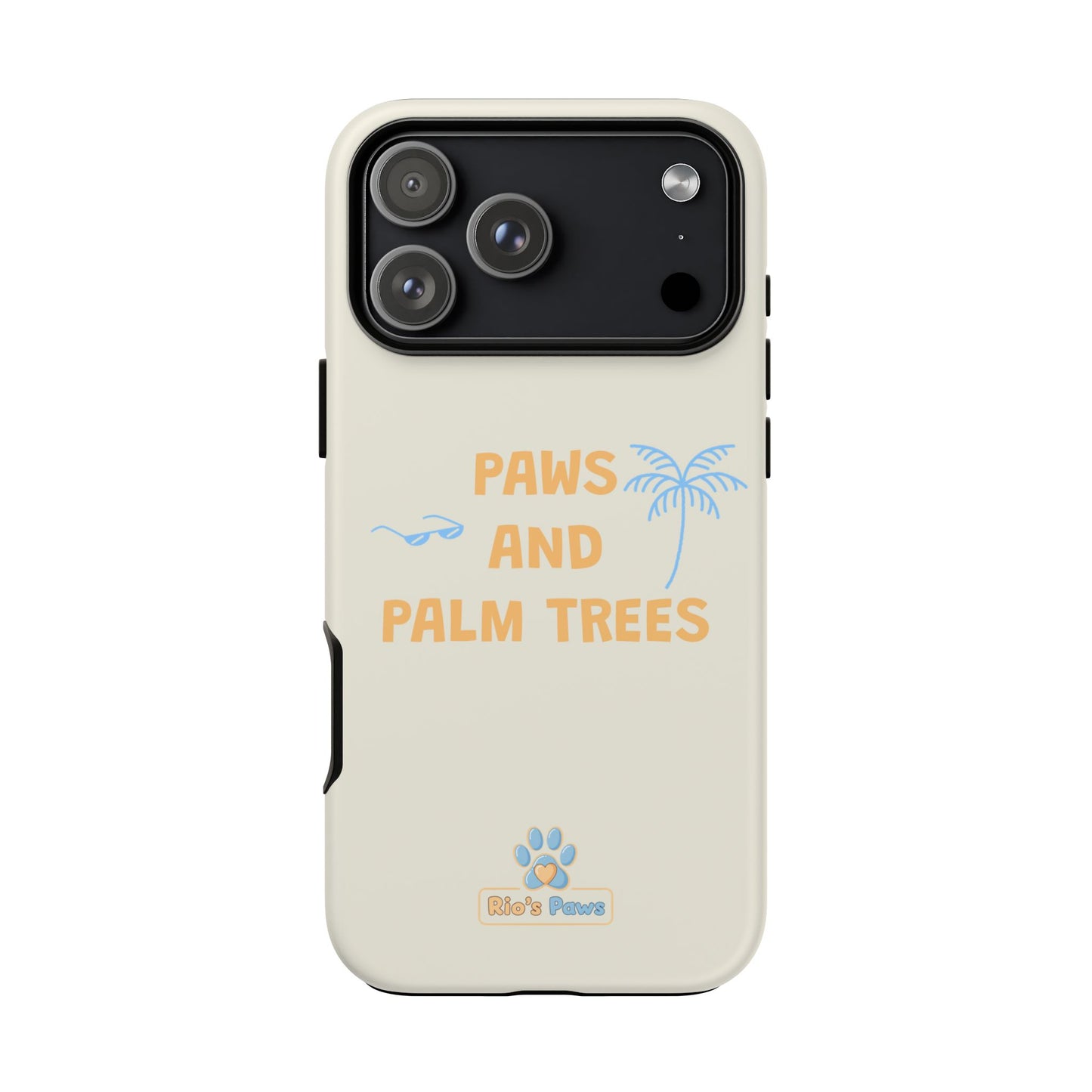 My human's Paws and Palm Trees Phone Case