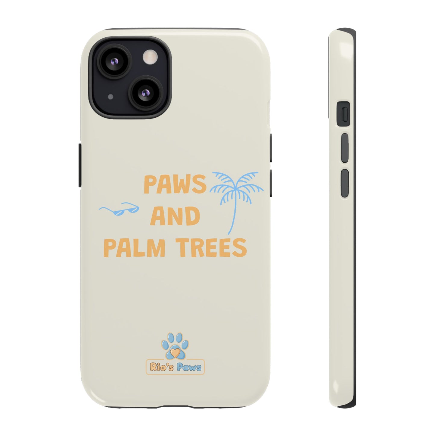 My human's Paws and Palm Trees Phone Case