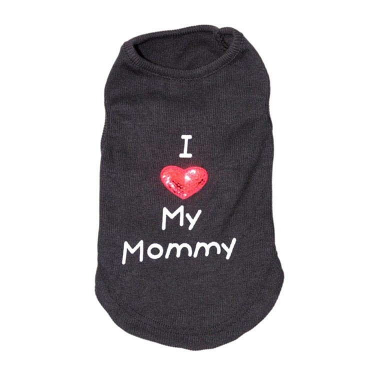 rio’s i love mom vest dog clothing