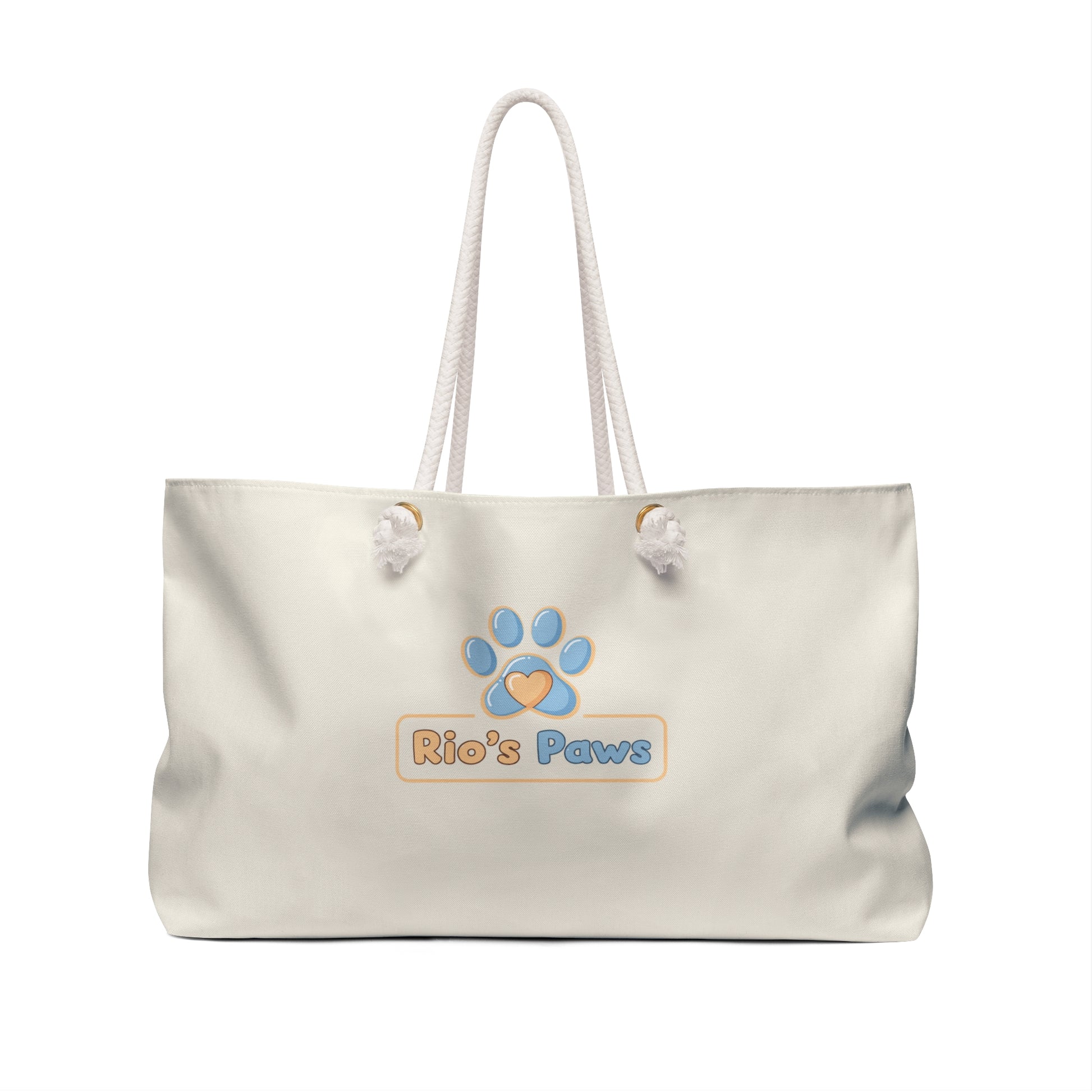 my mom’s weekender bag rios paws