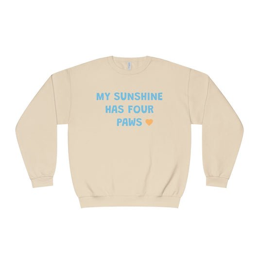 my parent’s sunshine sweatshirt rios paws