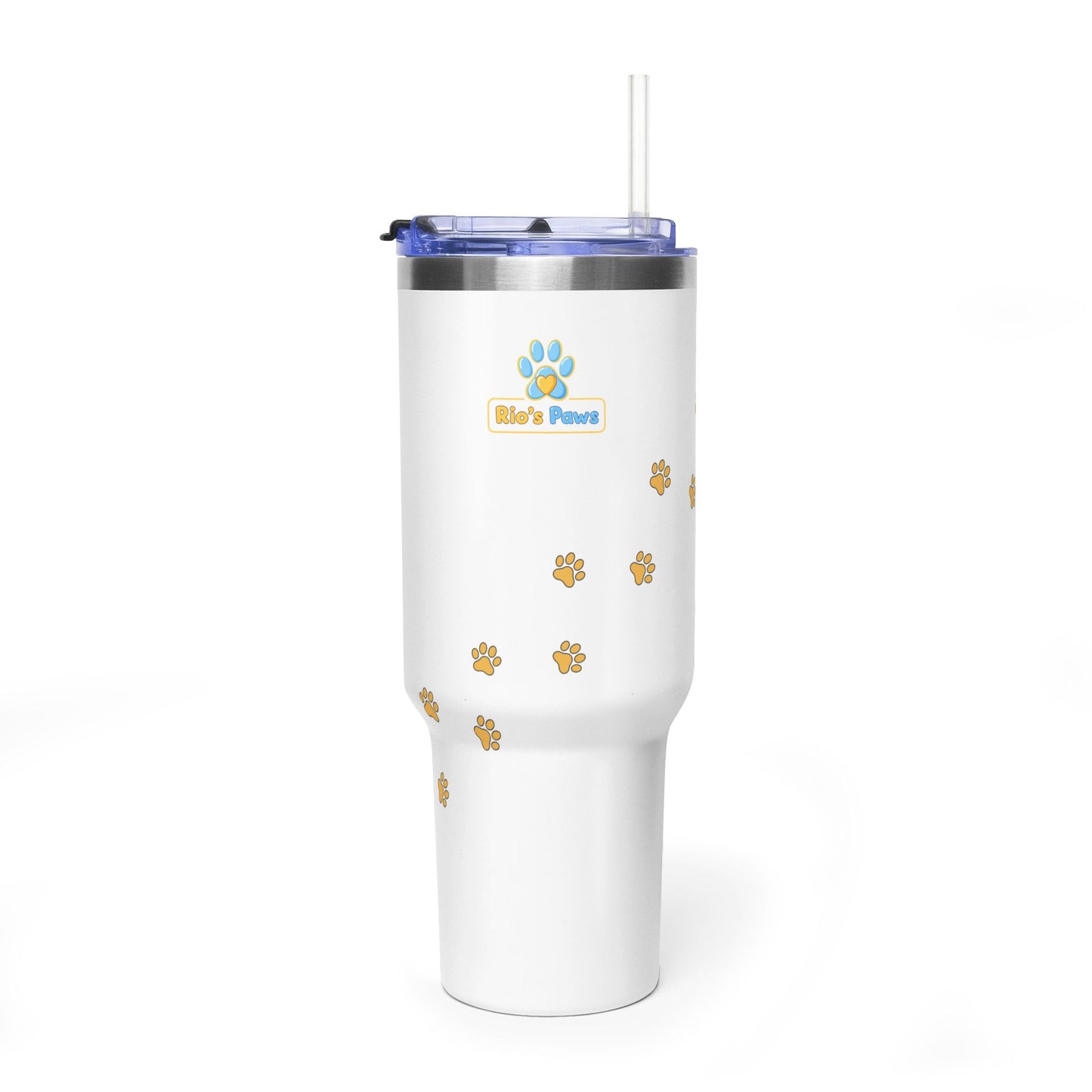 my human’s insulated travel mug black rios paws