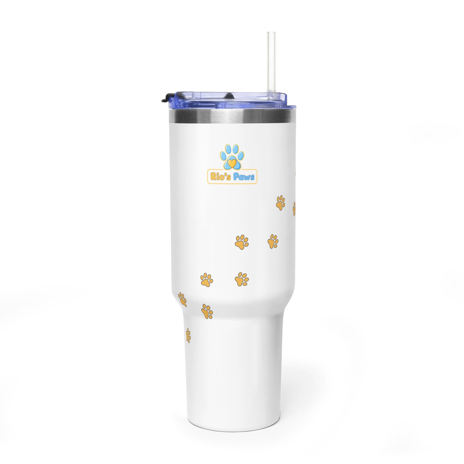 my human’s insulated travel mug black rios paws