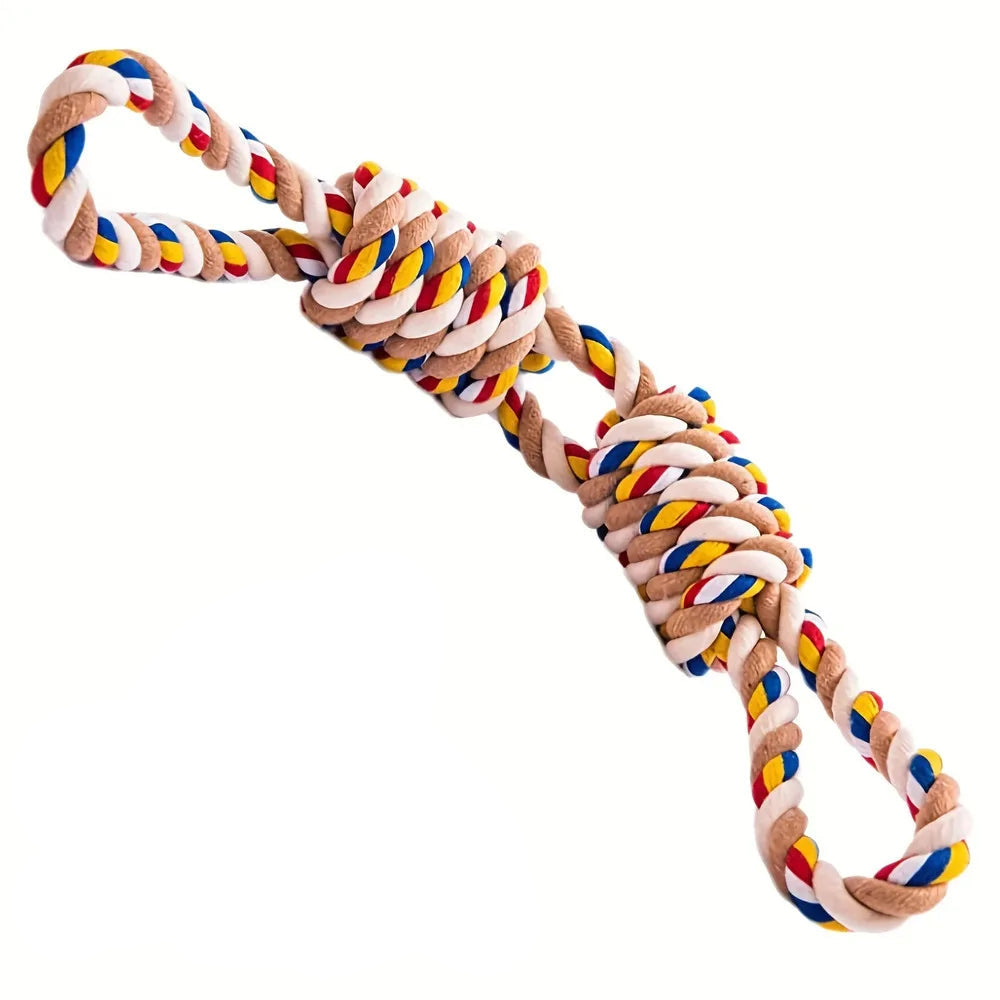rio’s rope toy rope knot dog toy