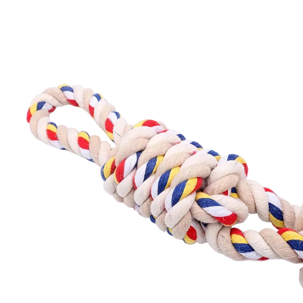 rio’s rope toy rope knot dog toy
