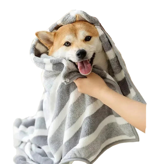 Rio’s Splash & Dry – Absorbent Pet Bathrobe for Dogs
