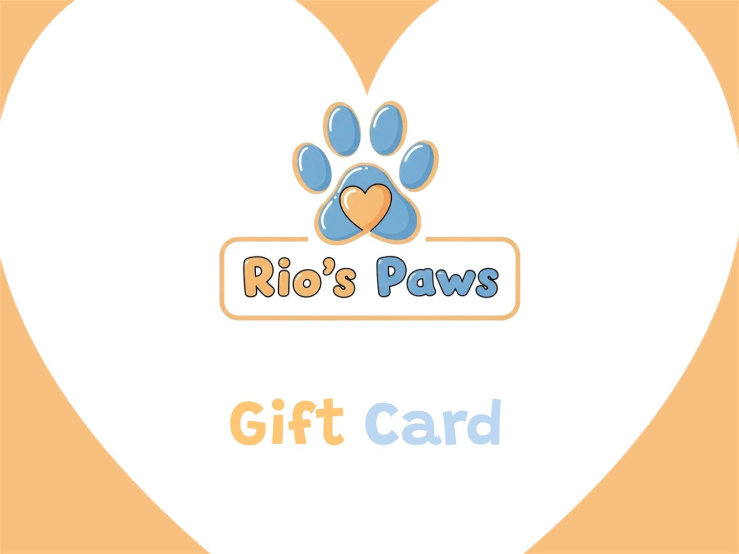 Rio's Paws Gift Card