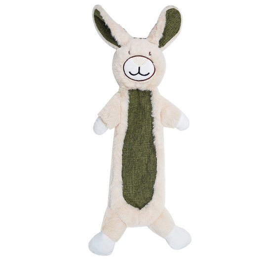 rio’s rabbit plush dog toy