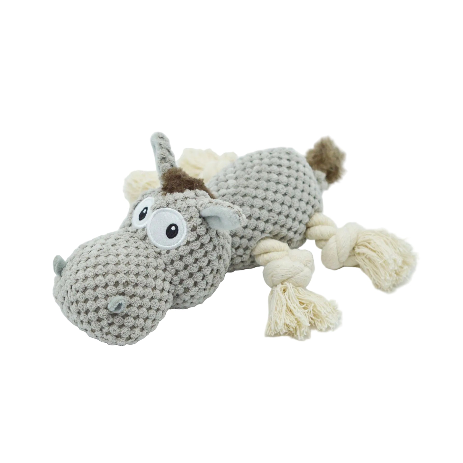 soft fabric donkey dog toy
